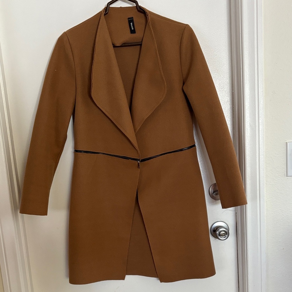 Chic Brown Women's Trench Coat